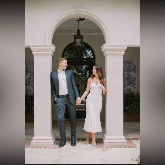 White midi dress - Picture 4 of 4